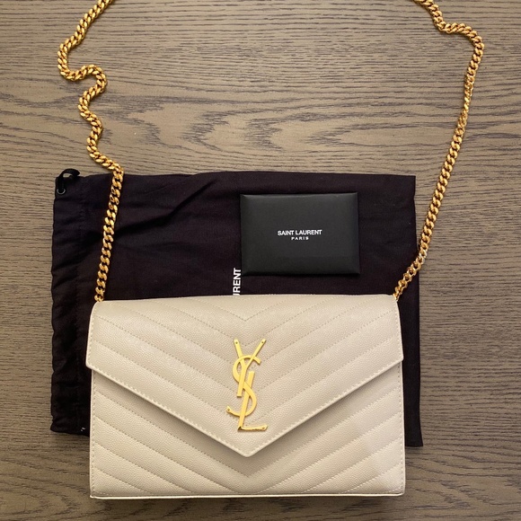 Yves Saint Laurent Handbags - YSL bag - Classic Cassandre in Blanc Vintage